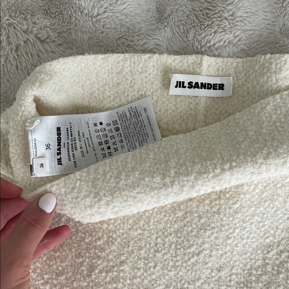 Jil Sander Cream mini flare Skirt - Picture 2 of 3